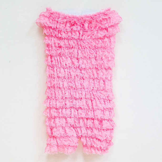 美國Chic Baby Rose 純手工蕾絲連身裝_淡粉