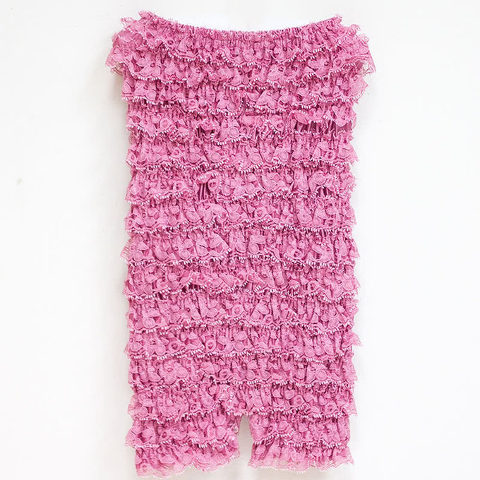 美國Chic Baby Rose 純手工蕾絲連身裝_灰玫瑰