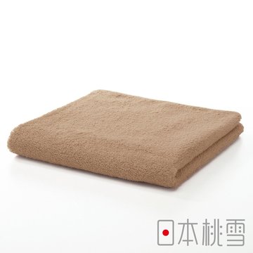 【日本桃雪】精梳棉飯店毛巾 -茶棕(34x86cm)-