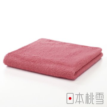 【日本桃雪】精梳棉飯店毛巾 -莓紅(34x86cm)-