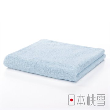 【日本桃雪】精梳棉飯店毛巾 -水藍(34x86cm)-