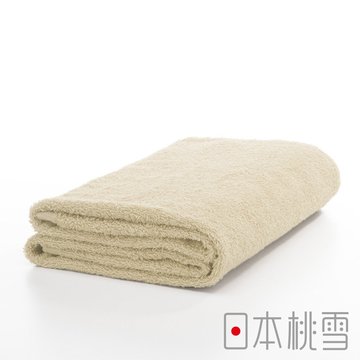 【日本桃雪】精梳棉飯店浴巾 -褐米(60x130cm)-