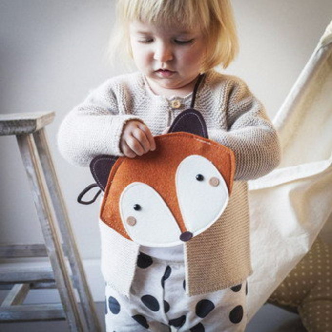 韓國 Mini Dressing 嬰幼兒童造型包_海狸 (MDB002)