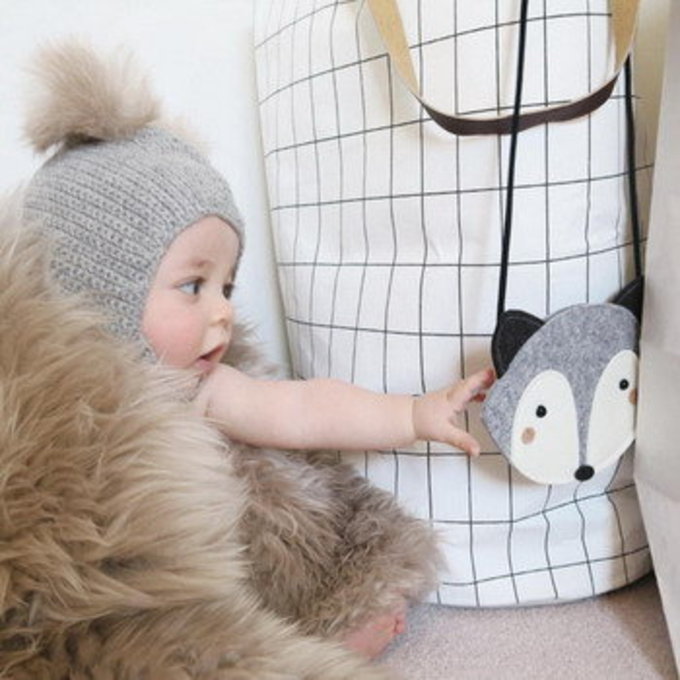 韓國 Mini Dressing 嬰幼兒童造型包_海狸 (MDB002)