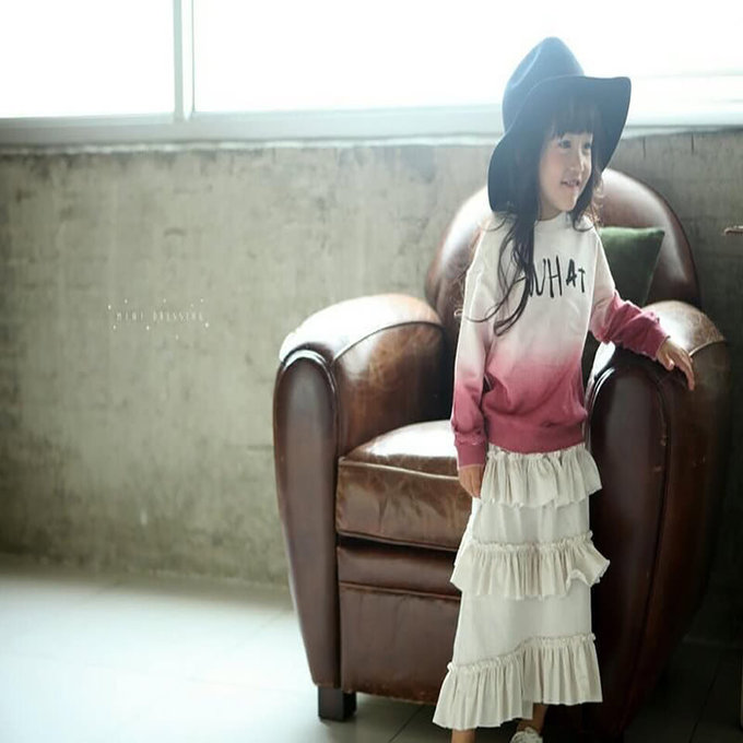 韓國 Mini Dressing兒童造型帽_素面黑 (MDH003)