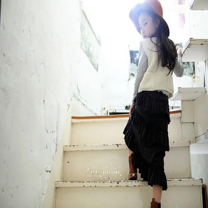 韓國 Mini Dressing兒童造型帽_素面咖啡 (MDH004)