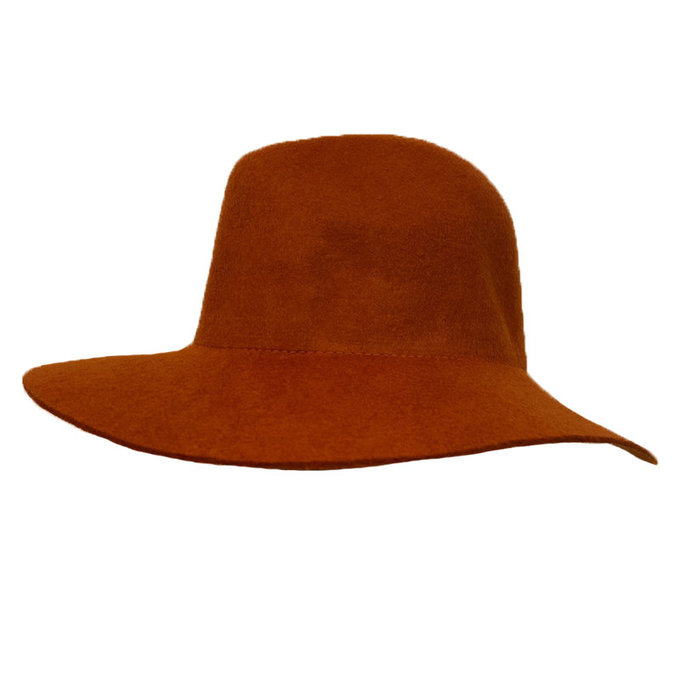 韓國 Mini Dressing兒童造型帽_素面咖啡 (MDH004)