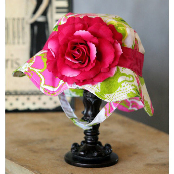 美國 Fancy That Hat 大花抗UV防曬遮陽帽_繽紛花卉 (FTH03)