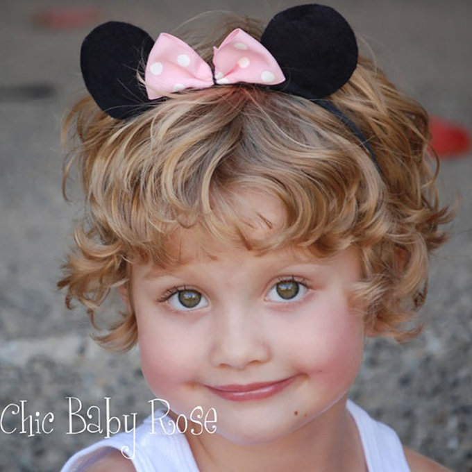 美國 Chic Baby Rose 手工髮帶_米妮