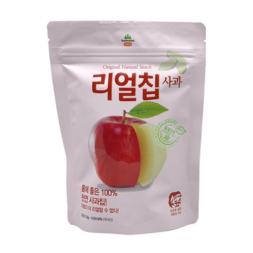【CyberBuy】韓國 SSALGWAJA 米餅村–無添加水果脆片-蘋果(15g/包)-