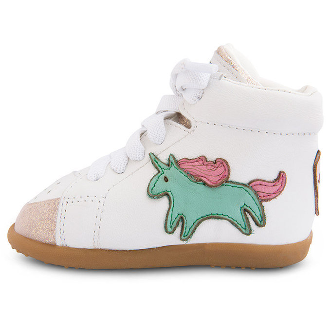 英國 shooshoos 安全無毒真皮手工學步鞋/童鞋_ 童趣獨角獸 (SS103395)(公司貨)