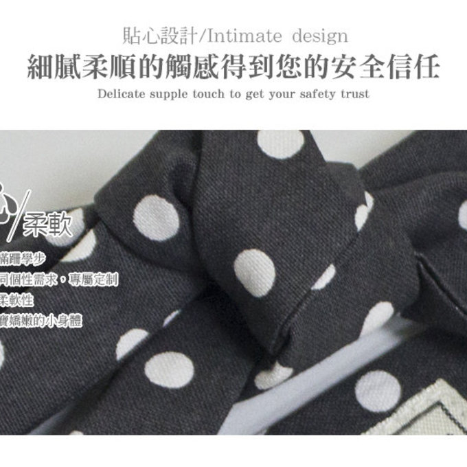 西班牙 Minicoton 棉質髮帶單入組 _ 黑底白點 (MCLM002)