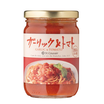 【CyberBuy】久世福商店 St.Cousair - 義式香蒜番茄醬(350g) / (2022.6月)-