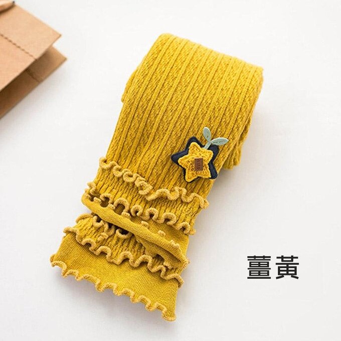 【JB DESIGN】三層波浪九分褲-姜黃