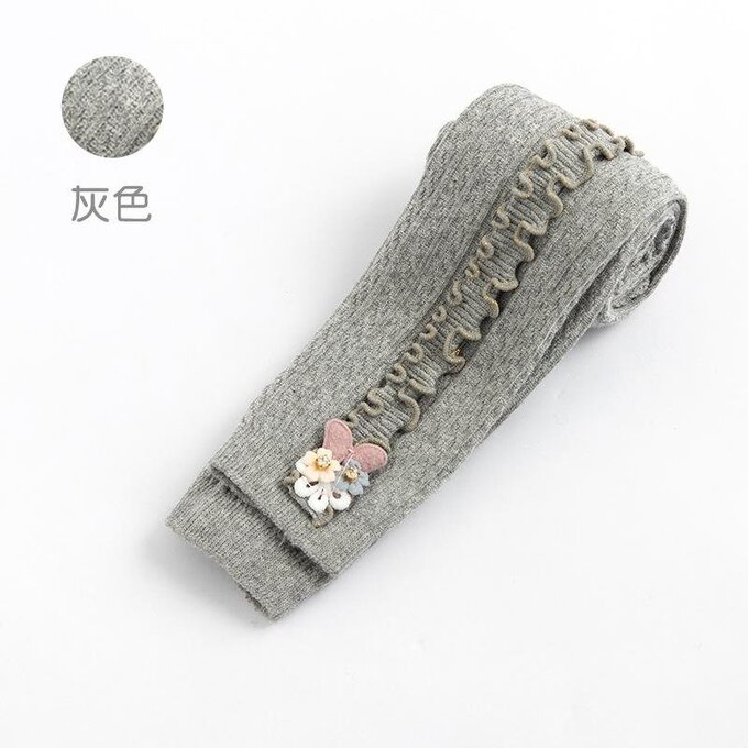 【JB DESIGN】花邊九分褲-灰色