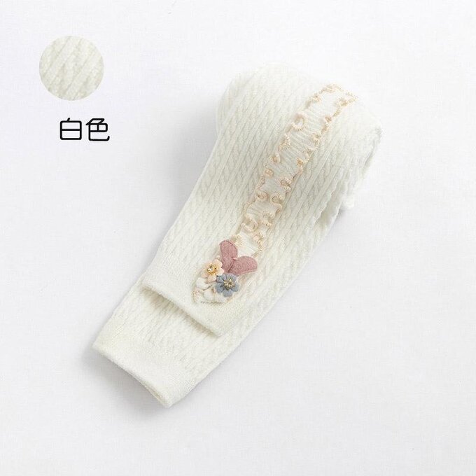 【JB DESIGN】花邊九分褲-白色