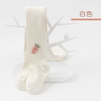 【JB DESIGN】紅蘿蔔褲襪-白色-