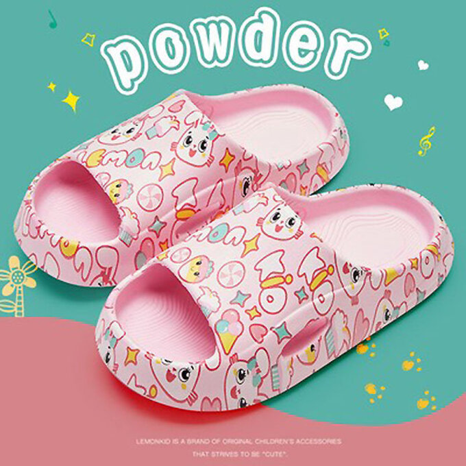 【JB DESIGN】Lemonkid 萌萌沙灘洞洞鞋-粉紅免 