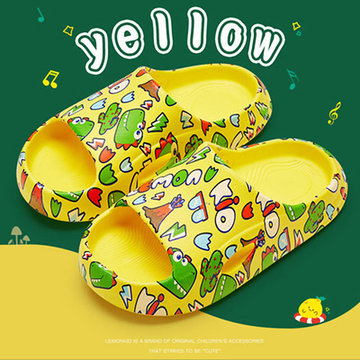 【JB DESIGN】Lemonkid 萌萌沙灘洞洞鞋-恐龍黃 -