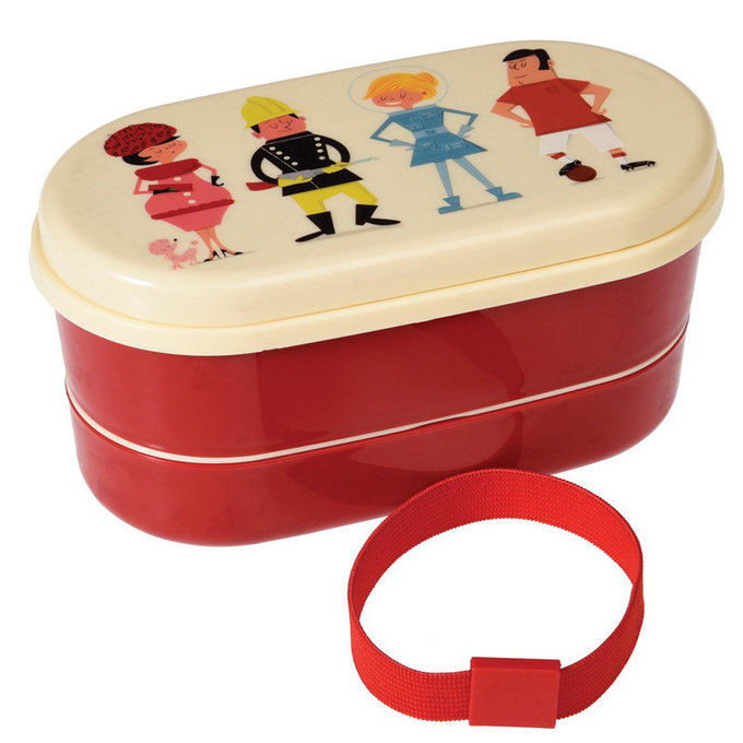 英國 Rex London 圓形三層午餐盒/便當盒/野餐盒(附2入餐具)_都會男女_RL26557