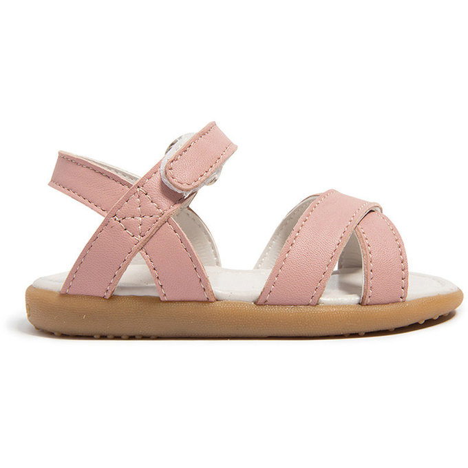 英國 shooshoos 安全無毒手工真皮涼鞋/童鞋_我的初愛(鮭魚粉)_SS103967