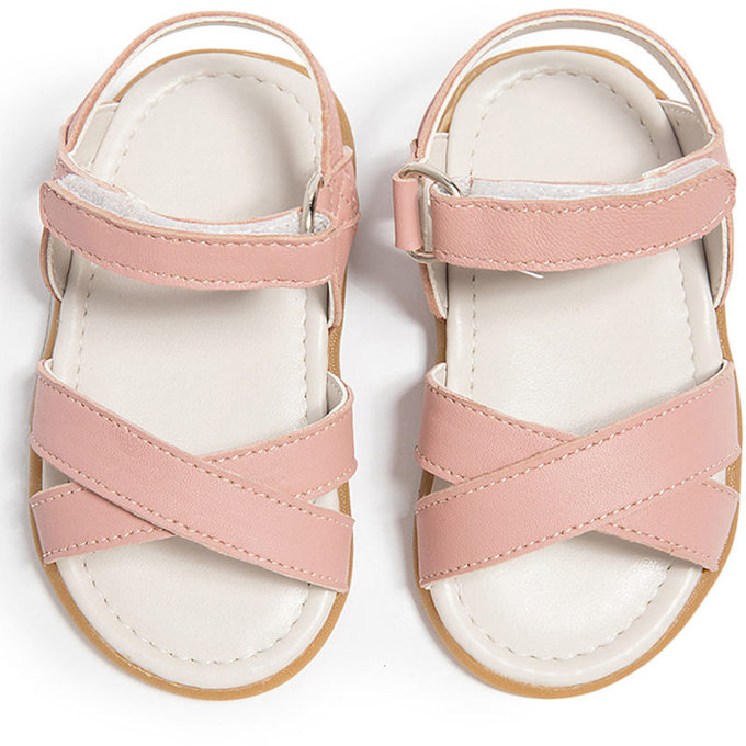 英國 shooshoos 安全無毒手工真皮涼鞋/童鞋_我的初愛(鮭魚粉)_SS103967