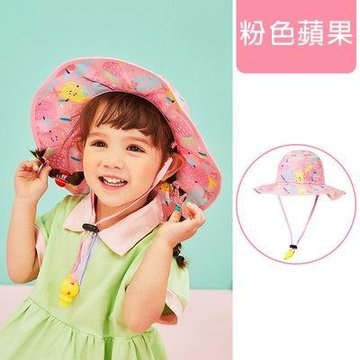【JB DESIGN】Lemonkid 渡假風印花帽-粉色蘋果-