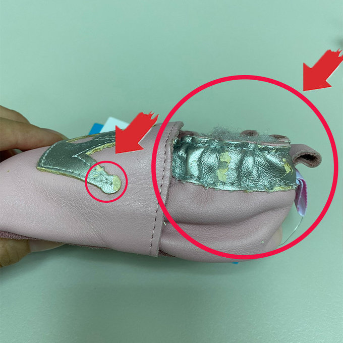 【福利品】英國 shooshoos 安全無毒真皮手工鞋/學步鞋/嬰兒鞋_淡粉銀皇冠(22)