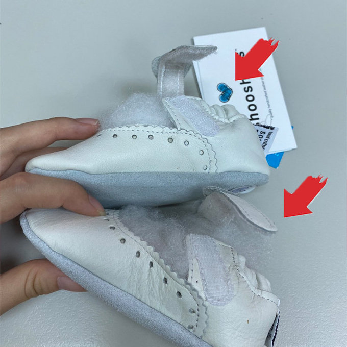 【福利品】英國 shooshoos 健康無毒真皮手工學步鞋/嬰兒鞋_白蝴蝶音樂盒 (SS102970) (2)