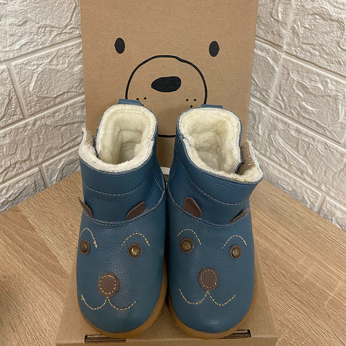 【福利品】英國 shooshoos 健康無毒真皮手工童鞋/靴子_  優雅巴納比_102773 (D-5)