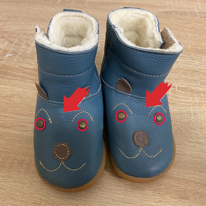 【福利品】英國 shooshoos 健康無毒真皮手工童鞋/靴子_  優雅巴納比_102773 (D-5)