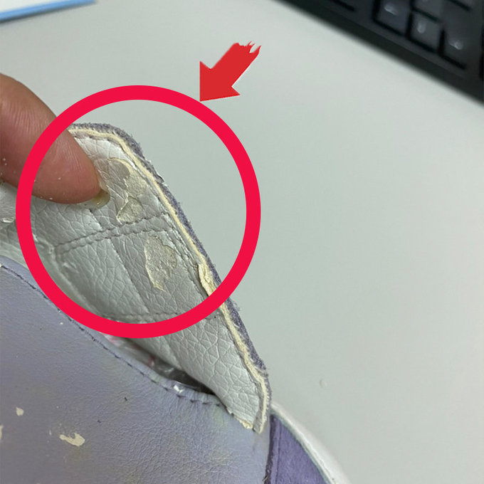 【福利品】英國 shooshoos 健康無毒真皮手工學步鞋/童鞋_淡紫花兒(B-38)