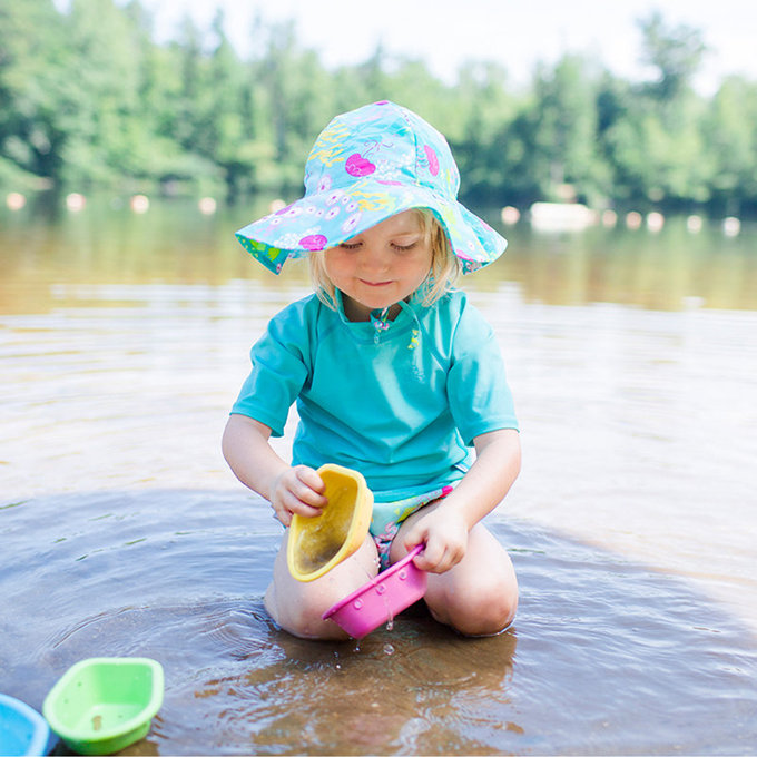 美國 green sprouts 小綠芽 植物性製成安全玩具堆疊杯4入組_彩船款_GS264303