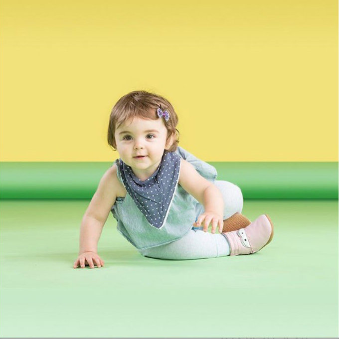 英國 shooshoos 健康無毒真皮手工童鞋/靴子_清新淡粉_102772