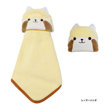 【CyberBuy】日本PINE-CREATE 動物造型擦手巾〈浣熊〉-