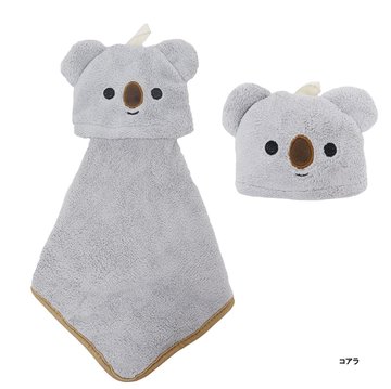 【CyberBuy】日本PINE-CREATE 動物造型擦手巾〈無尾熊〉-
