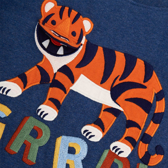 英國 JoJo Maman BeBe 超優質嬰幼兒/兒童100％純棉短袖上衣/T-shirt/動物T_草原之王(JJH2890)