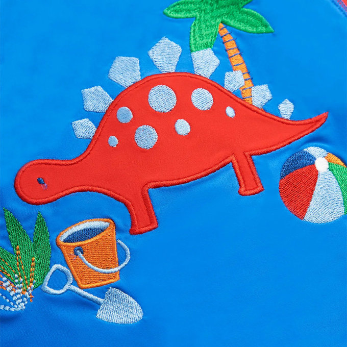 英國 JoJo Maman BeBe 嬰幼兒/兒童兩件式防曬泳裝_恐龍世界(JJH3157)