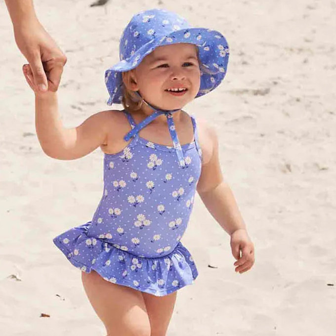 英國 JoJo Maman BeBe 嬰幼兒/兒童連身泳裝(內有尿布褲)_藍色雛菊_JJH2980