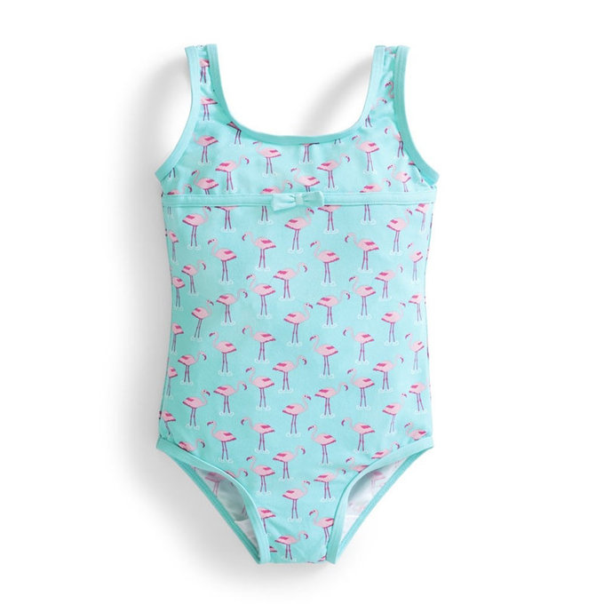 英國 JoJo Maman BeBe 嬰幼兒/兒童連身泳裝_玩耍紅鶴 (JJGSW-d8998)