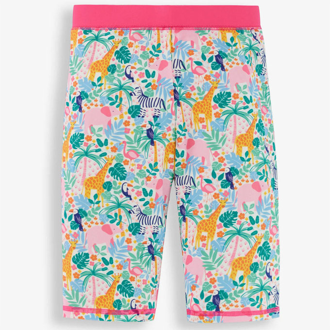 英國 JoJo Maman BeBe 嬰幼兒/兒童兩件式防曬泳裝_花園斑馬_JJH1331