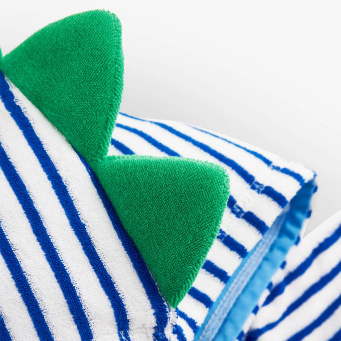 英國 JoJo Maman BeBe 嬰幼兒/兒童游泳浴巾_恐龍潛水(JJH2866)