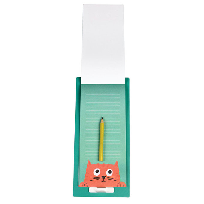 英國 Rex London 便條紙 (背面附磁鐵)_大眼橘貓_RL28843