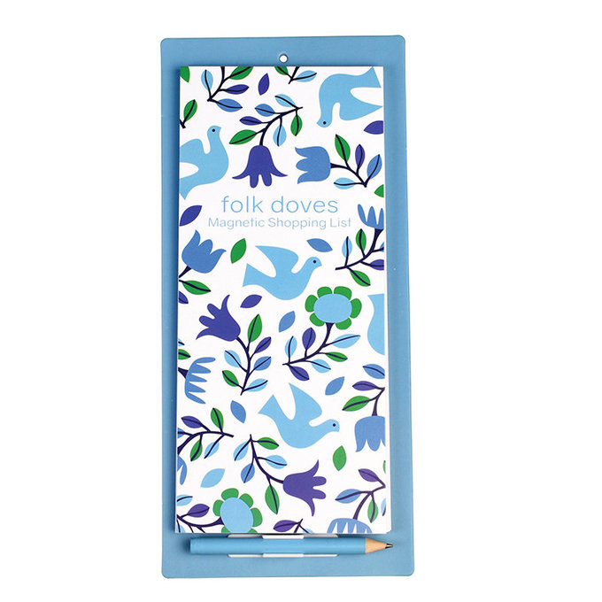 英國 Rex London 便條紙 (背面附磁鐵) _藍鴿子_RL28844