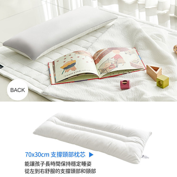 [正韓Hello HiZoo] 3D Aqua Mesh涼感加寬抗菌防蟎雙面枕/涼感枕/護脊/護頸枕-HH006