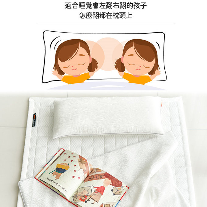 [正韓Hello HiZoo] 3D Aqua Mesh涼感加寬抗菌防蟎雙面枕/涼感枕/護脊/護頸枕-HH006