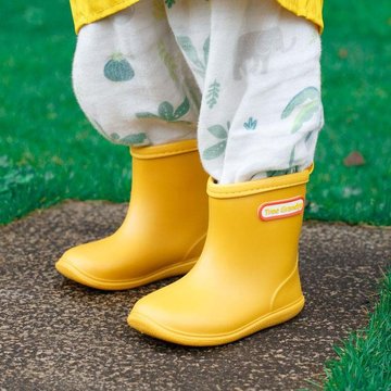 【treegrandpa】兒童雨鞋 - 黃色(結團後出貨)-