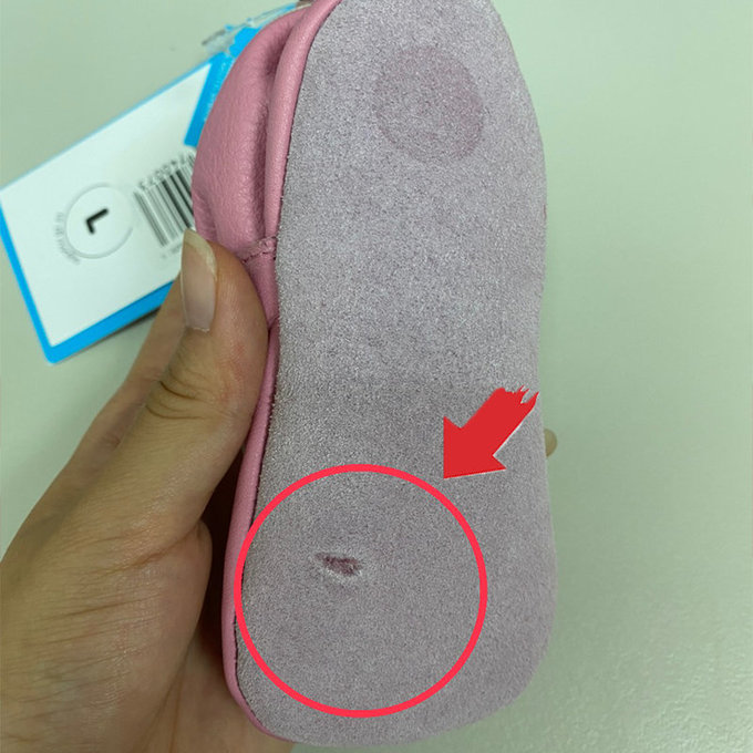 【福利品】英國 shooshoos 健康無毒真皮手工學步鞋/嬰兒鞋_銀貴賓狗 (SS103020) (A-60)