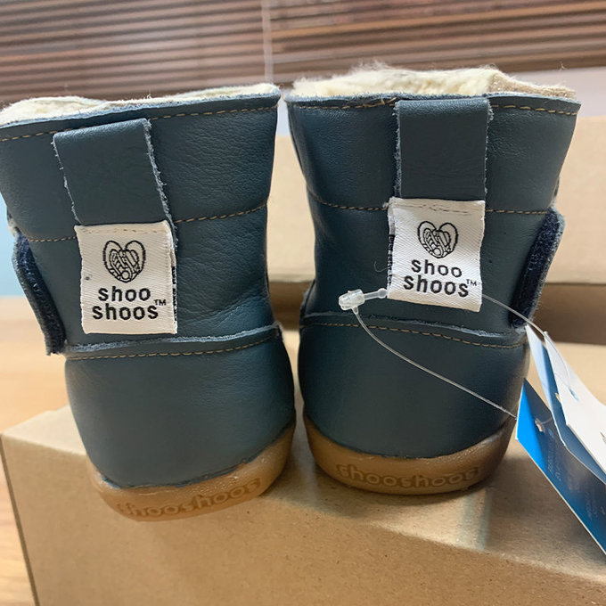 【福利品】英國 shooshoos 健康無毒真皮手工童鞋/靴子_  優雅巴納比_102773 (B-62)