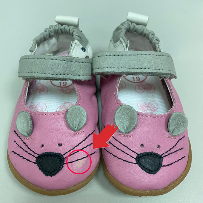 【福利品】英國 shooshoos 健康無毒真皮手工學步鞋/童鞋_可愛小貓_102822  (6)